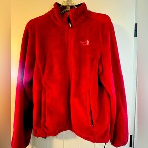 Ladies NorthFace jacket . Size largege . Berry color